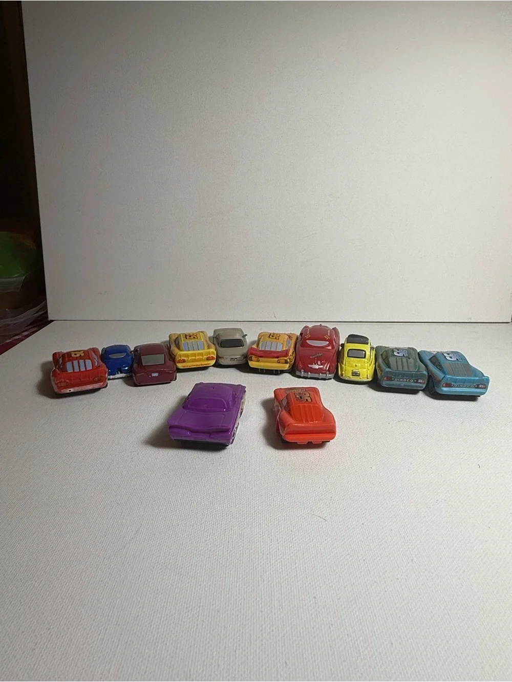 Assorted Vintage Cars Toy Lot - Lightning McQueen and Others
